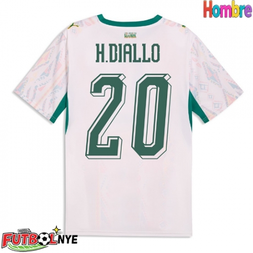 Camiseta Senegal Habib Diallo #20 Primera Equipación Mundial 2026 manga corta